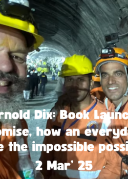 Arnold Dix is smiling having saved 41 miners trapped in a mine in India